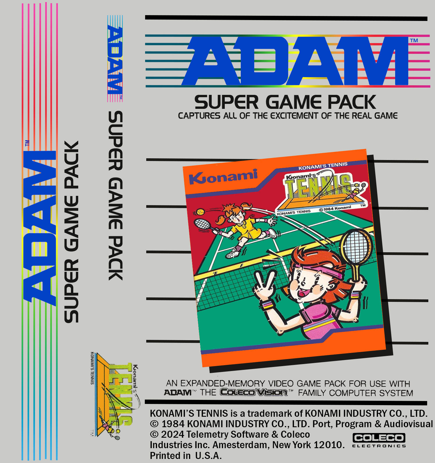 Konami Tennis Data Pack
